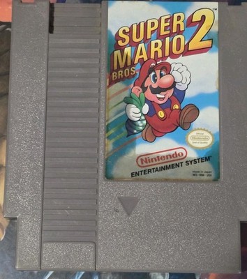 Nintendo NES Super Mario Bros 2 1985 Cartridge Only Vintage Video