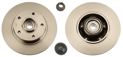 2x Bremsscheibe TRW SINGLE DF6190BS für RENAULT MEGANE FLUENCE CLIO KZ0 SCÉNIC 3