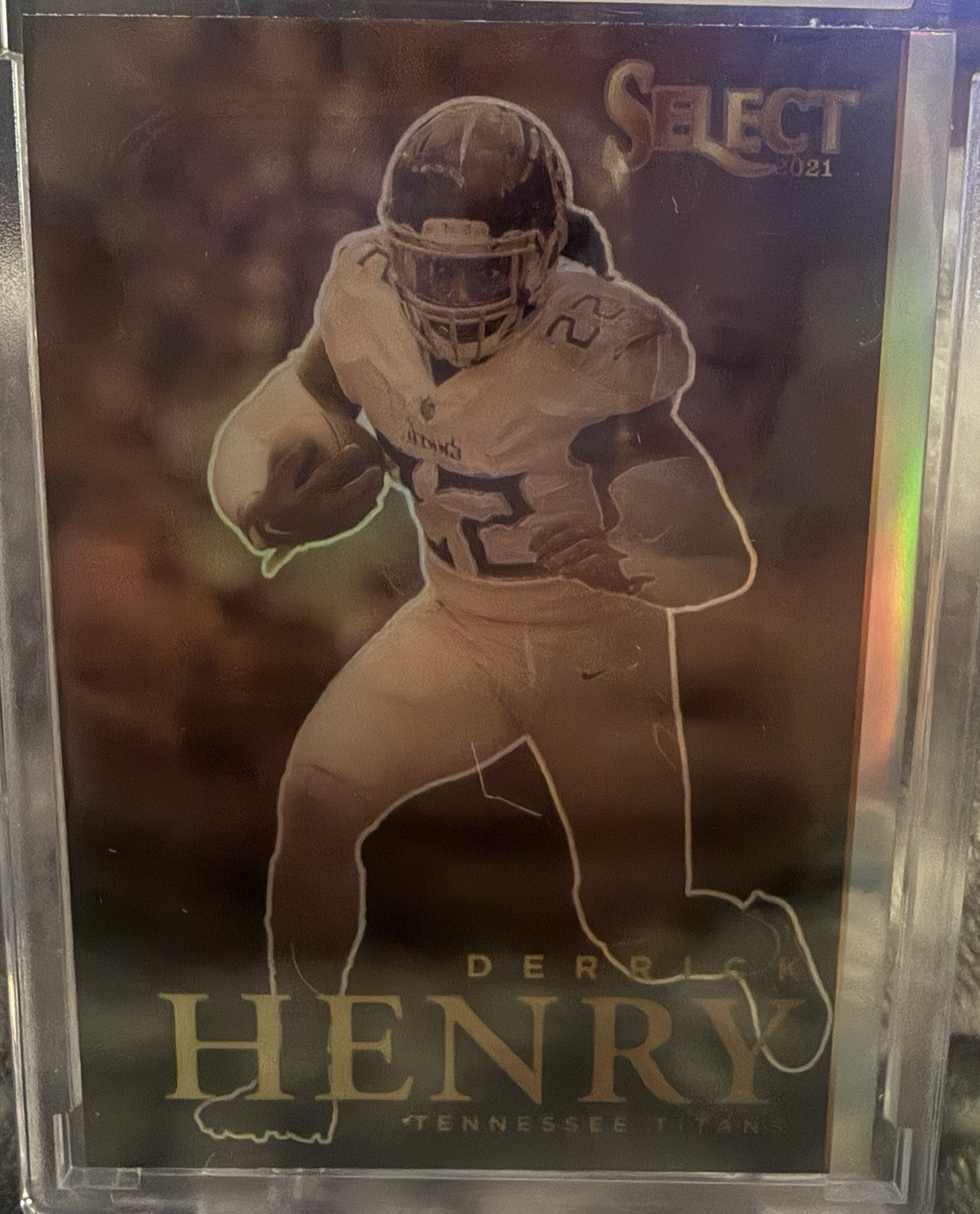 2021 Panini Select Artistic Selections Prizm AS-19 Derrick Henry Titans Football