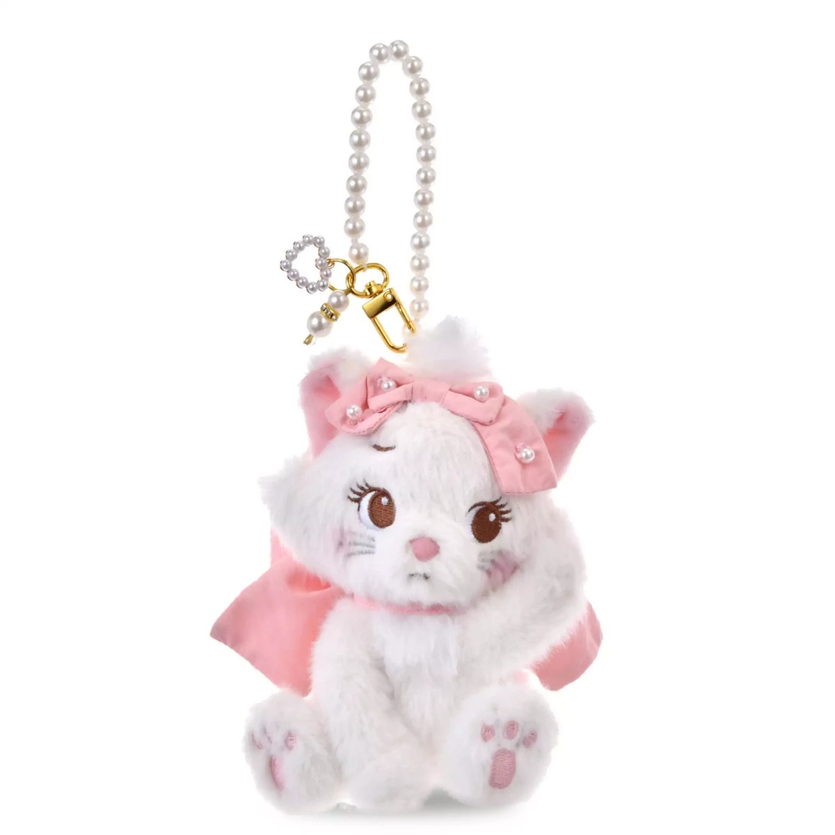 Japan Disney Store Marie The Aristocats Plush Keychain ARISTOCATS