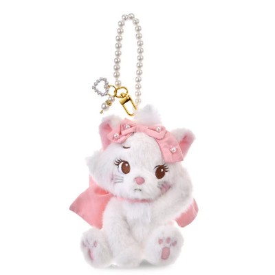 Japan Disney Store Marie The Aristocats Plush Keychain ARISTOCATS 55TH【US STOCK】