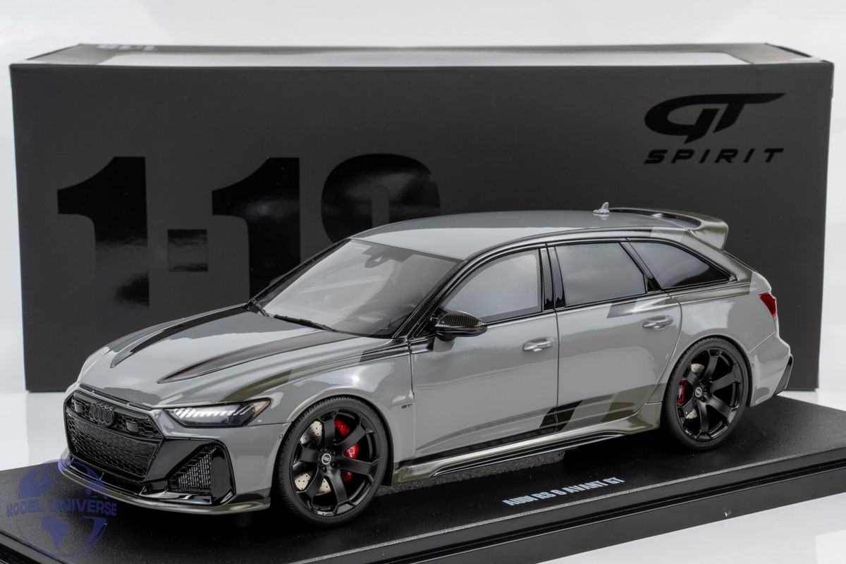 1/18 アウディ RS6 アバント デイトナグレー GT Spirit - 1:18 Audi RS6 Avant GT Grey 2024 - Limited Edition