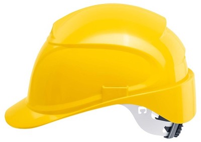 Uvex Pheos B-WR Safety Helmet - Ventilated Hard Hat for Construction Unisize Yel