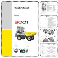 Wacker Neuson 3001 Dumper Operator Manual PDF