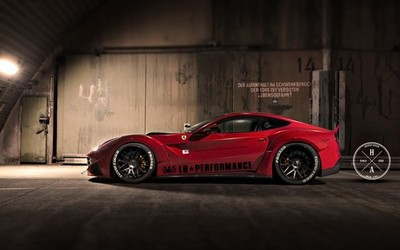 Cars lb performance ferrari f12 Art Print Poster 11x17