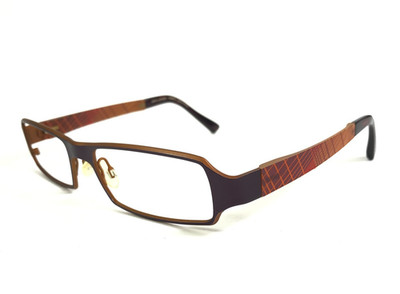Jean Lafont Brille Rahmen ACHILLE 769 Matt Brown Gestreift Full Rim 54-18-140