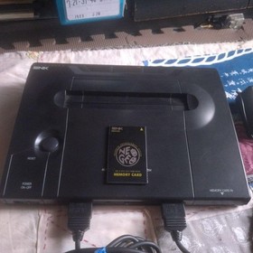 SNK Neo Geo Neogeo AES ROM Console System with  Stick Controller x2 Set Tested
