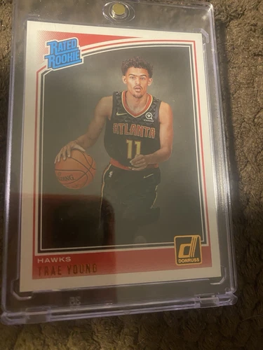 2018-19 Panini Donruss - Rated Rookies Trae Young #198 (RC) 🔥 One Touch Case 