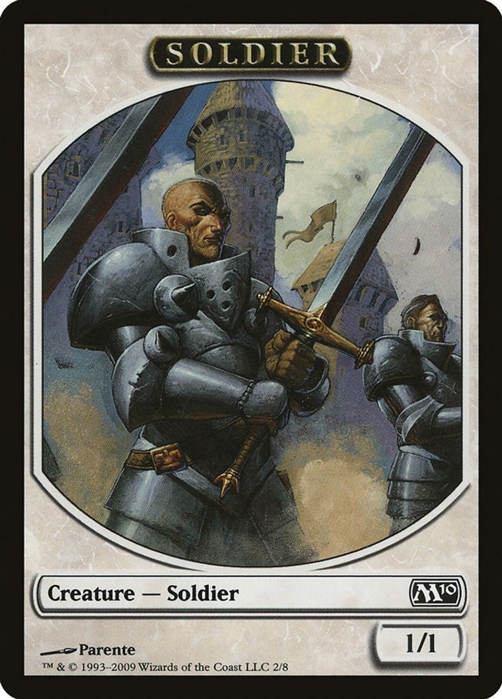 Soldier Token - 2 - LP - Magic 2010 (M10)