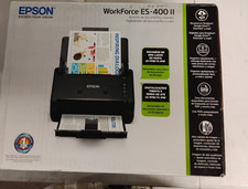 Epson Workforce ES-400 II Color Duplex Desktop Document Scanner NEW OPEN BOX