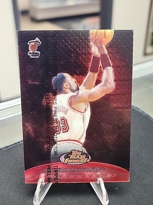 1999-00 Topps Finest - Team Finest Alonzo Mourning #TF11 Red /500 Miami Heat