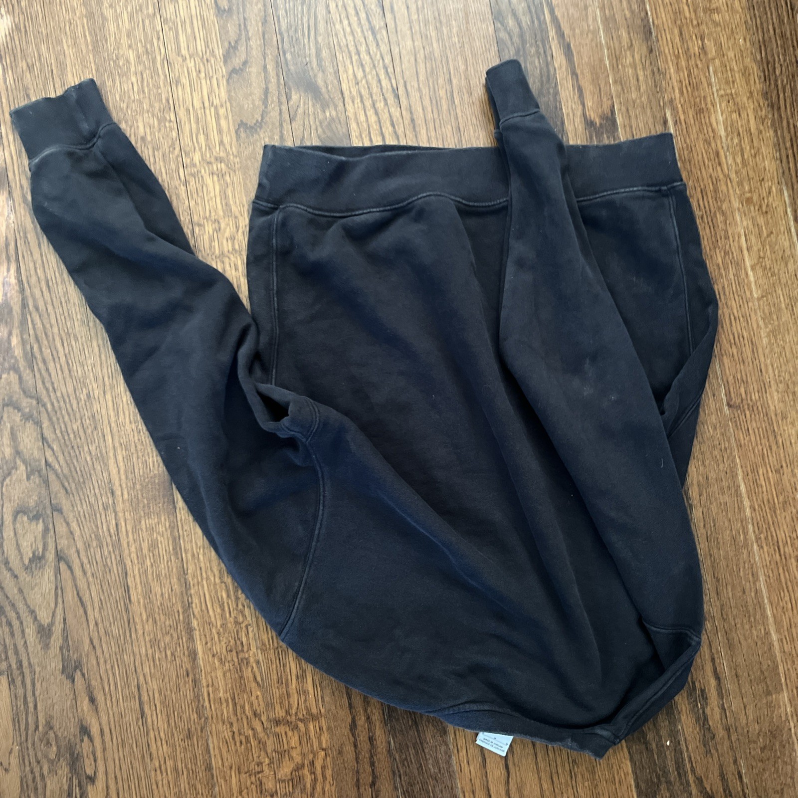 Nike Sweatshirt Mens Small Black Crewneck Pullover Swoosh Logo Made in Jordan thumbnail 5