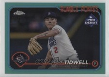 2024 Topps Pro Debut Chrome Aqua Refractor 33/75 Blade Tidwell #PDC-105 11b4