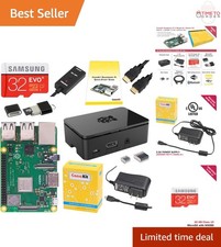 Raspberry Pi 3 B Starter Kit 32GB EVO Case OS WiFi Bluetooth Processor