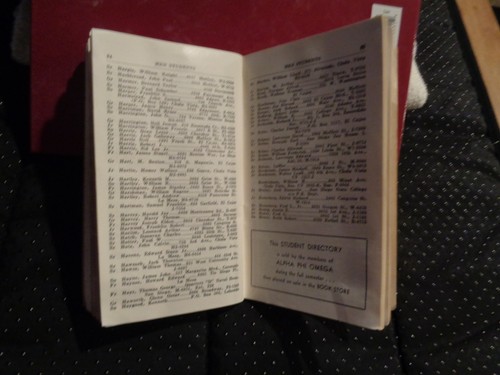 Vintage 1949-1950 San Diego State College SDSU Student Telefonverzeichnis - Bild 5 von 6