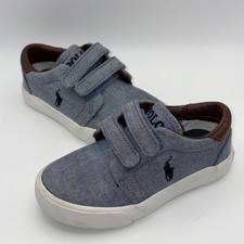 Polo Ralph Lauren Children  s Shoes Canvas Denim Blue Size 8