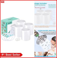 Shower Filter Replacement Cartridge 20 Stage 4 Pack Compatible with Most Shells