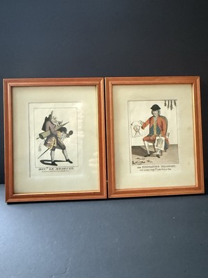 Vintage Society Caricature The Fumigating Marconi Mon Le Medicine Print Framed