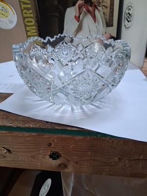 L E Smith Large Clear,  Quintec Bowl