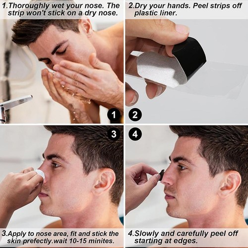 10Pcs Nose Blackhead Stickers Deep Cleansing Acne Removal Set Nose Patch U7Q5 - Picture 11 of 11