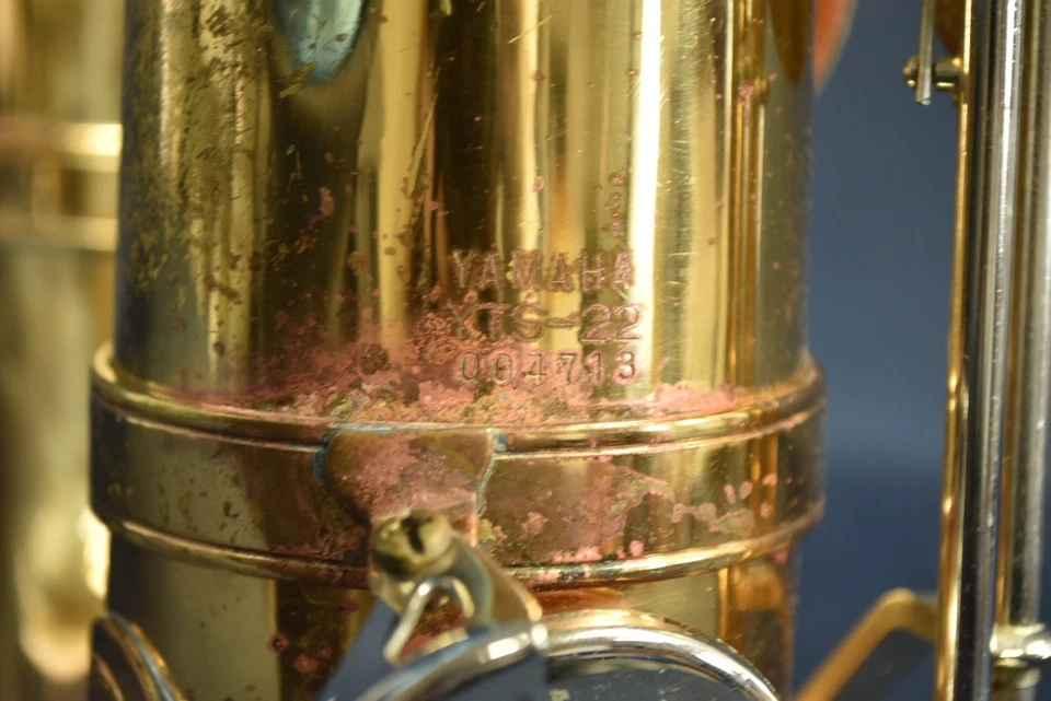 Saxophone ténor YAMAHA YTS-22 avec étui rigide et embout buccal du Japon,... - Photo 4/4