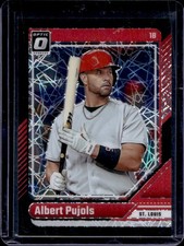 2024 Panini Donruss Albert Pujols Optic Black Velocity Prizm #/39 Cardinals
