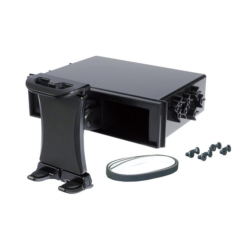 Tsuchiya Yac Car Supplies Car Audio Supplies DIN BOX Tablet Holder Black VP-D13 - 第 1/6 張圖片