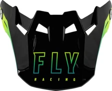 Fly Racing 73-47130L Formula CC Centrum Visor Black/Blue /Hi-Vis XL/2X