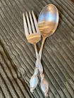 Wallace STERLING serving spoon & fork set. Beautiful condition.