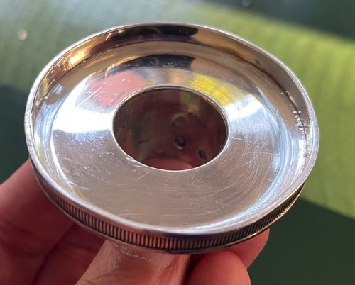 Candela bastone argento 18° XIX secolo inglese Giorgio III Bobeche Matthew Boulton #1 - Foto 7 di 10