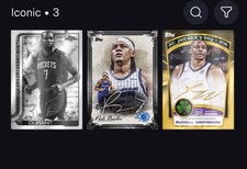 Topps NBA Collect 102 Inserts Lot Relic Signature Iconic Retro Chrome Portraits