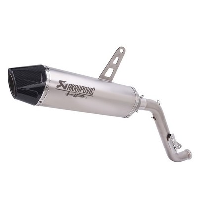 Slip On For Zontes 703F 2024-2026 Exhaust Mid Link Pipe Carbon Tip Tail Muffler