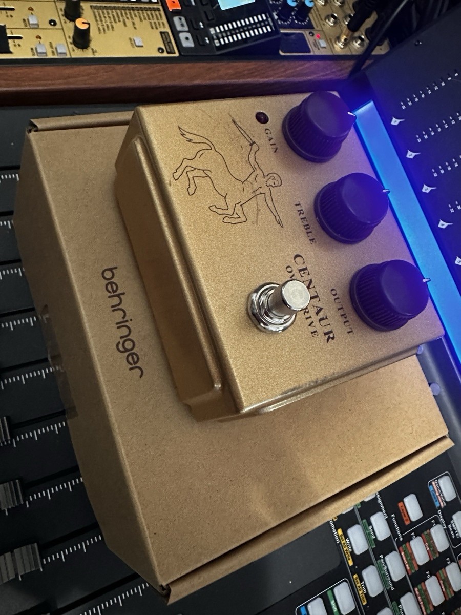Behringer CENTAUR OVERDRIVE ゴールド Behringer Centaur Overdrive: A Modern Myth Or The Ultimate