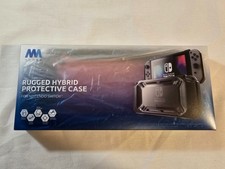 Nintendo Switch Black Rugged Hybrid Protective Case For Switch Version 1 or 2