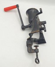 Spong No.1 Black Cast Iron Mincer Coffee Grinder Vintage Retro Metal