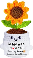 Christmas Birthday Gifts for Her Wife from Husband, To My Wife Handmade Crochet 