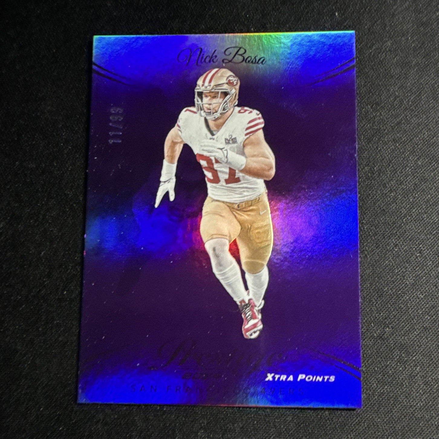 Nick Bosa #261 Football Cards 2024 Panini Prestige trading card — raw and PSA graded price guide