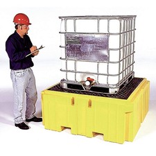 ULTRATECH 1157 IBC Spill Containment Unit,62" L,28" H 4LNV6