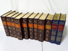 Easton Press Leather Collector Book Set x11 Roget's Thesaurus Oxford Dictionary
