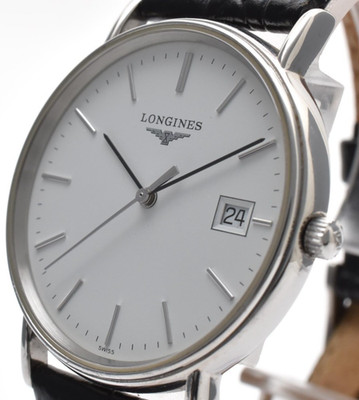［Exc+5］Longines Presence L4.720.4 Quartz Mens Watch Swiss Made From Japan