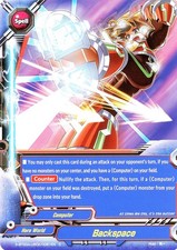 Buddyfight TCG card X-BT03A-UB02/0061EN C Backspace LVL Up! Heroes & Adventurers