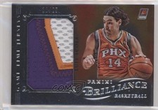 2012-13 Panini Brilliance Game Time Jerseys Prime /25 Luis Scola #36 0j4n