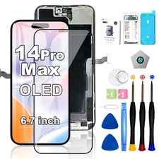 EFAITHFIX for iPhone 14 Pro Max Screen Replacement OLED [NOT LCD] 6.7'' Displ...