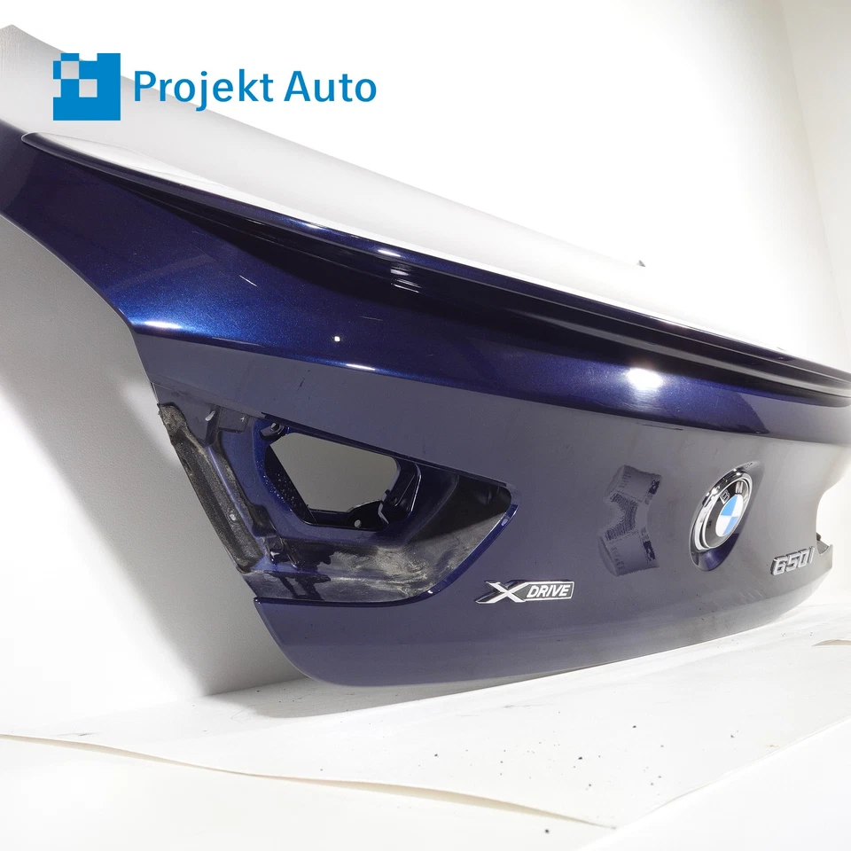 13-19 OEM BMW Trunk Lid X10 Tanzanite Blue Metallic M6 640i 650i Gran Coupe F06 - Imagem 4 de 4