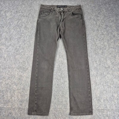Porsche Design Jeans Mens 32x31 Brownish Gray Denim Racing Stretch Made Italy
