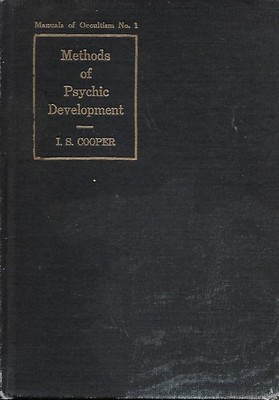 1926 IRVING S COOPER - METHODS of PSYCHIC DEVELOPMENT Theosophical Society