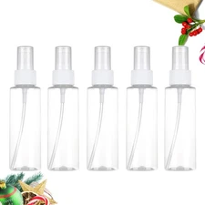 5 Pcs Empty Plastic Spray Bottles 100 Ml Refillable Portable Cleaning Containers