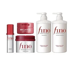 FINO Premium Touch Shampoo Conditioner Hair Mask Hair Oil Set Dry Damaged Repair