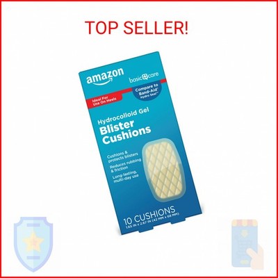 Amazon Basic Care Extreme Hydrocolloid Gel Blister Cushion Bandages, 1.65 in x 2