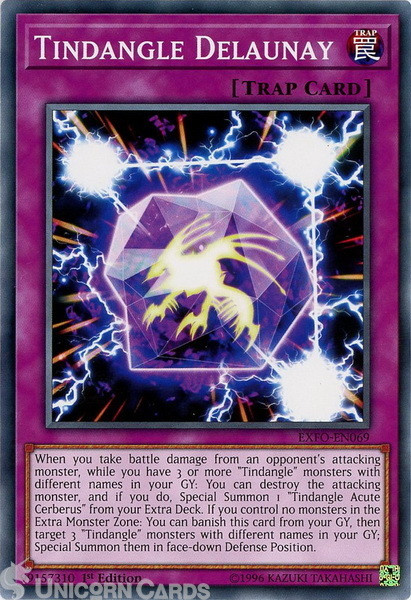 EXFO-EN069 Tindangle Delaunay Common 1st Edition Mint YuGiOh Card